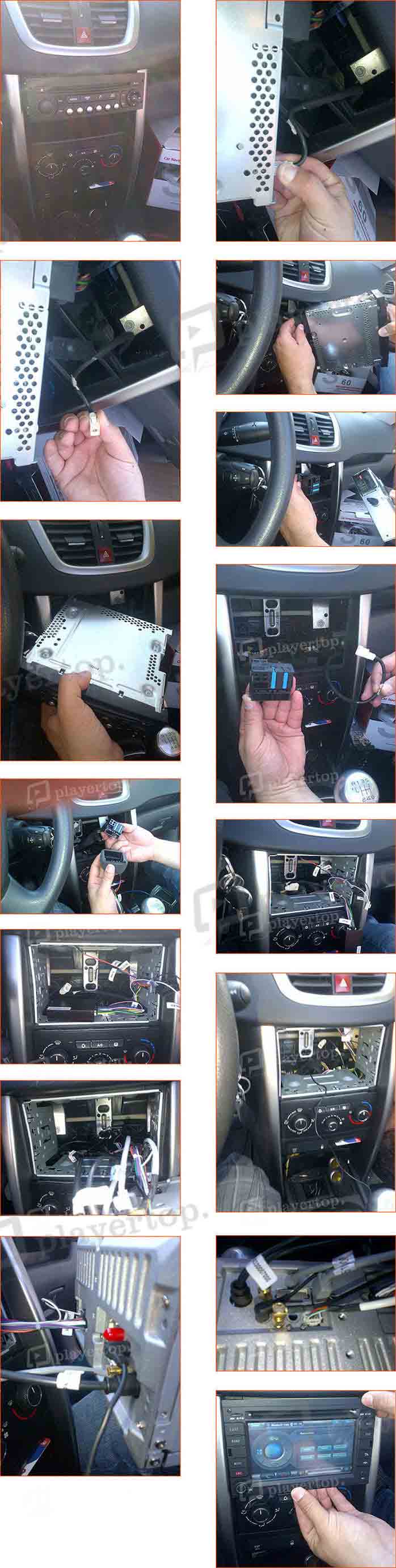 montage autoradio peugeot 207 cc 2011